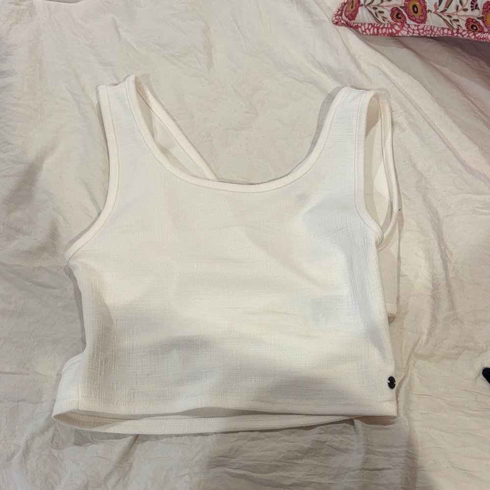 Roxy Cream Tank Top